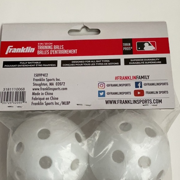 Franklin Sports Baseball Practice Baseballs - Picture 4 of 5